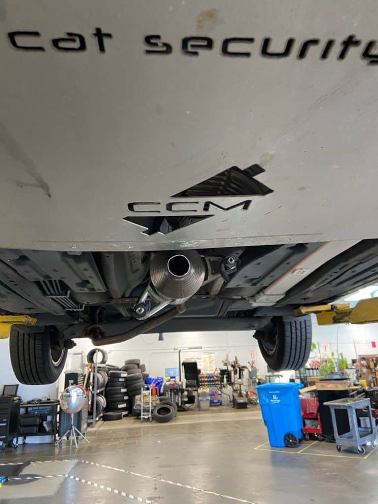 Security system for a catalytic converter