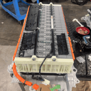 Prius HV battery with bus bar covers removed